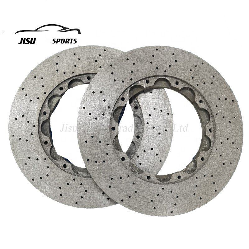Factory Carbon Long Fiber Ceramic Composite Material Brake Rotor Disc 380mm Fit for Audi